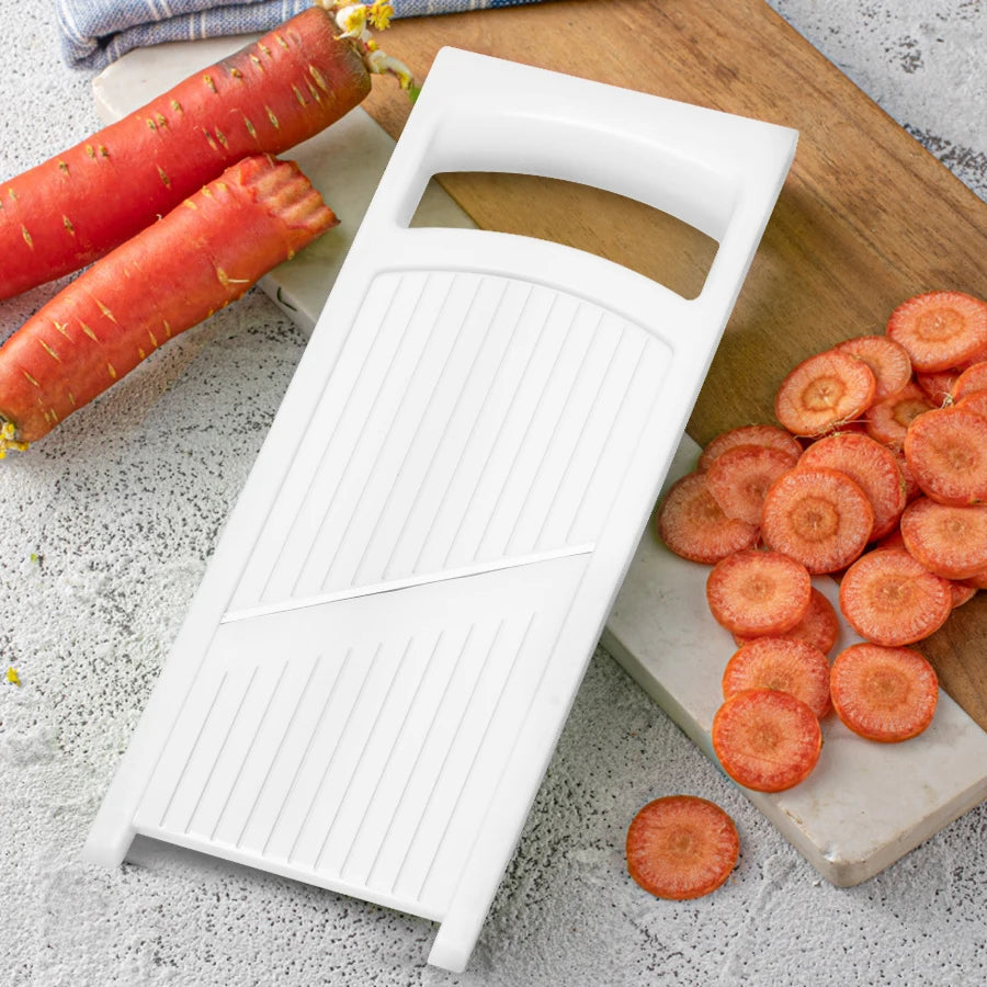 1PC potato slicer Household multi-functional slicer Stainless steel hand-held vegetable and fruit slicer hanging kitchen tools