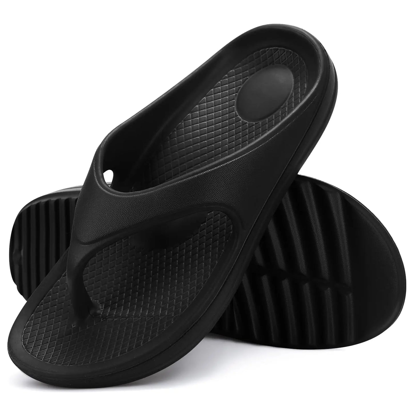 Evshine Women Orthopedic Sandals Flip Flops With Arch Support Men Non-slip Bath Shower Slippers Unisex Fashion House Slippers