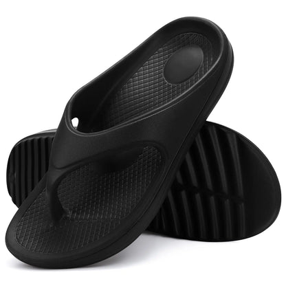 Evshine Women Orthopedic Sandals Flip Flops With Arch Support Men Non-slip Bath Shower Slippers Unisex Fashion House Slippers