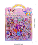 Kpop Demon Hunters Anime Laser Cut Sticker Tiger Rumi Mira Zoey Stickers Office Stationery and School Supplies Decoration