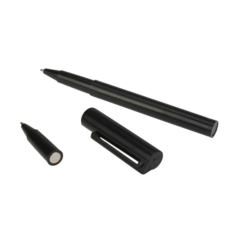 1 Piece Close up Magic Pen Creative Penetration Through Paper Black Color Plastic Dollar Bill Money Trick Tool Magic Pens