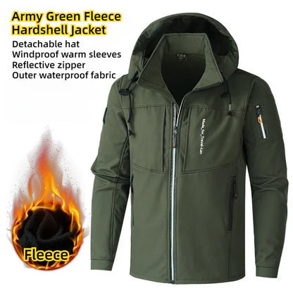 Chaqueta gruesa y cálida para hombre, abrigos de otoño e invierno, chaquetas para exteriores, esquí, escalada, cortavientos, chaqueta acolchada impermeable para hombre