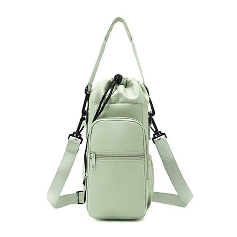 Outdoor Bottle Protective Cover Cell Phone Storage Bag Small Messenger Bag Travel Pocket Bag for Water Bottle Accessories