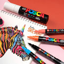 16pcs Japan UNI POSCA Markers Set Acrylic Graffiti Drawing Permanent Waterproof Children's Drawing PC-3M/1M/5M Art Supplies
