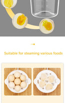 Electric egg cooker kitchen breakfast machine new multi-functional 220V double layer egg cooker mini steamer egg cooker
