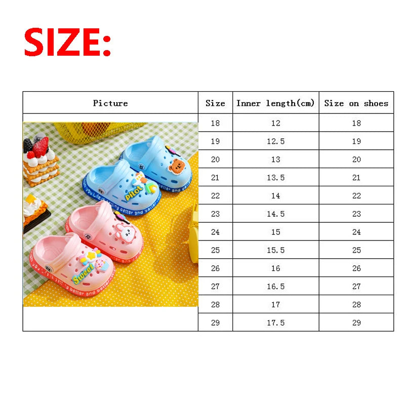 Kids Slippers For Boys Girls Cartoon Shoes Summer Toddler Flip Flops Baby Indoor Slippers Beach Swimming Slippers for Children