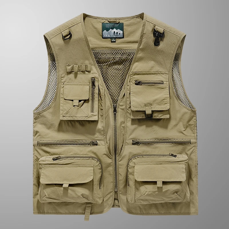 Artículos versátiles nuevos de primavera, otoño y verano 2024 en existencia, chalecos de moda y tendencia, ropa para hombre Jeep, compras y