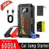 NEW Jump Starter Power Bank 6000A Portable Car Battery Starter For 12V Car Emergency Booster Starter Starting Device