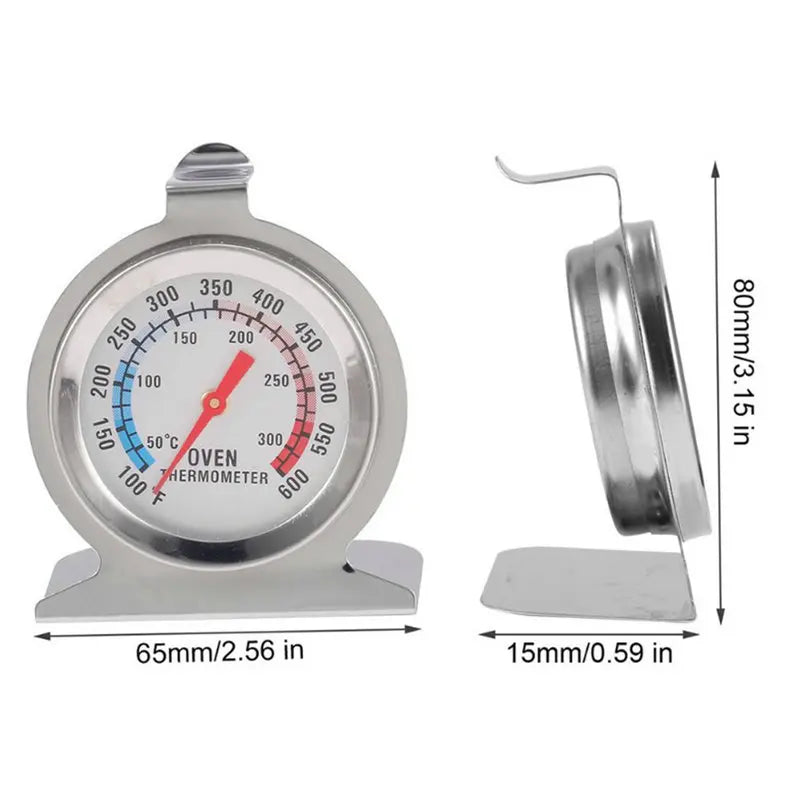 Universal Baking Food Meat Temperature Stainless Steel Oven Thermometer Gauge Microwave Cooker BBQ Temperature Measure Instrument