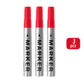 Permanent Paint Marker Pen Waterproof Black Pen for Tyre Oily Markers Quick Drying Signature Pen Stationery Supplies