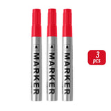 Permanent Paint Marker Pen Waterproof Black Pen for Tire Oily Markers Quick Drying Signature Pen Stationery Supplies