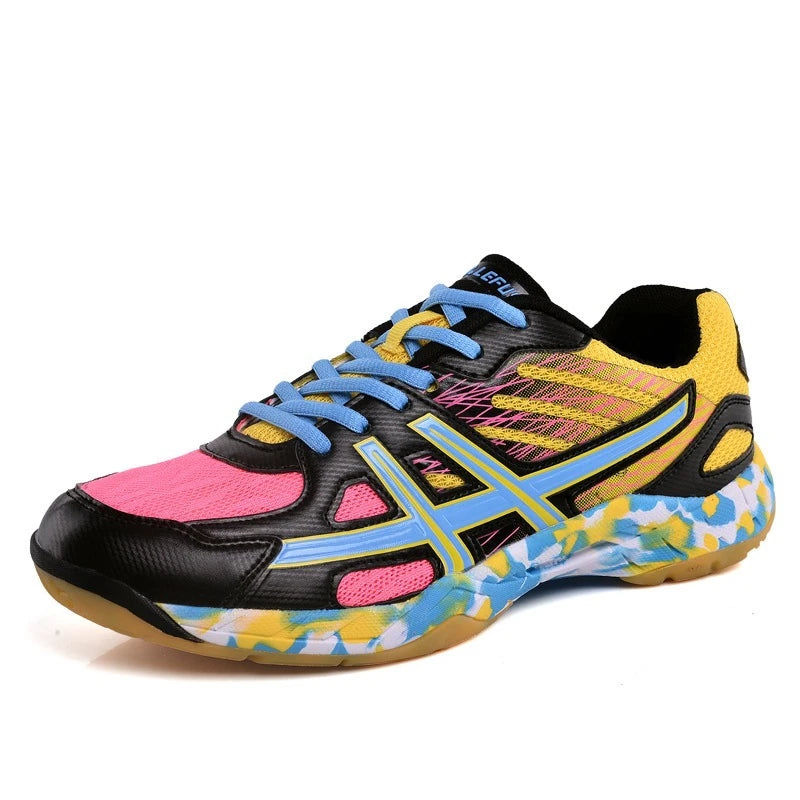 Badminton Shoes For Men And Women Lightweight Breathable Non-Slip Wear-Resistant Table Tennis Indoor Tennis Sports Shoes