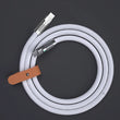 Cabo USB de Silicone Líquido Tipo C Super Rápido, Cabo Carregador, 120W, 6A, Carregamento Rápido, 1m, 2m
