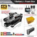 KF104 / KF104MAX2 Professional Drone With 4K Camera 3-Axis Gimbal WIFI 360 Obstacle Avoidance Touch Screen FPV Brushless RC Dron