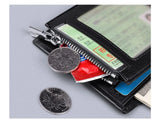 Men's Slim Wallet Genuine Leather Mini Purse Casual Design Bifold Wallet Brand Short Slim Wallet WILLIAMPOLO Luxury brand