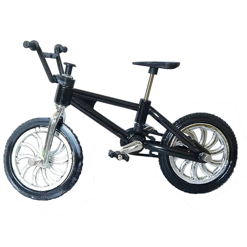 Mini Finger Bicycle Toys Alloy Miniature MTB Bike Model DIY Simulation Mountain Cycling Kid Gift Toy 1/12 Doll House Accessories