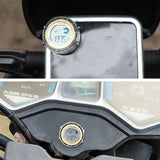 Motorcycle Digital Clock Waterproof Motorbike Stick-on Dashboard Car Clock Car Stick-On Mini Watch For Dashboard Boat Bike