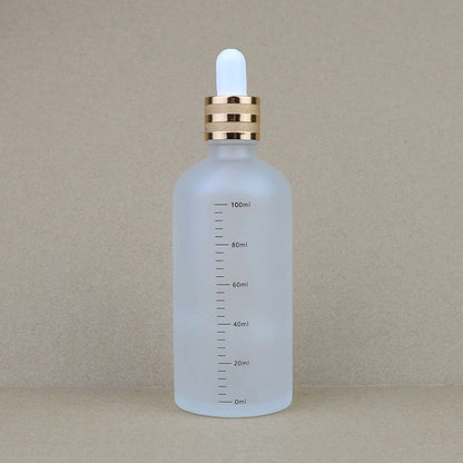 5ml-100ml Dropper Bottles With Scale Reagent Eye Drop Sanding Glass Aromatherapy Liquid Pipette Bottle Refillable Bottles Travel