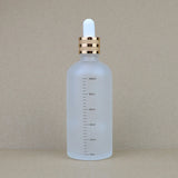 5ml-100ml Dropper Bottles With Scale Reagent Eye Drop Sanding Glass Aromatherapy Liquid Pipette Bottle Refillable Bottles Travel