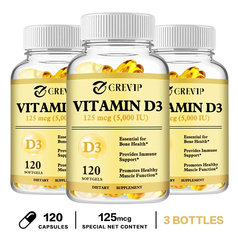 Vitamin D3 - Promotes Healthy Muscle Function and Immune SupportSupplement