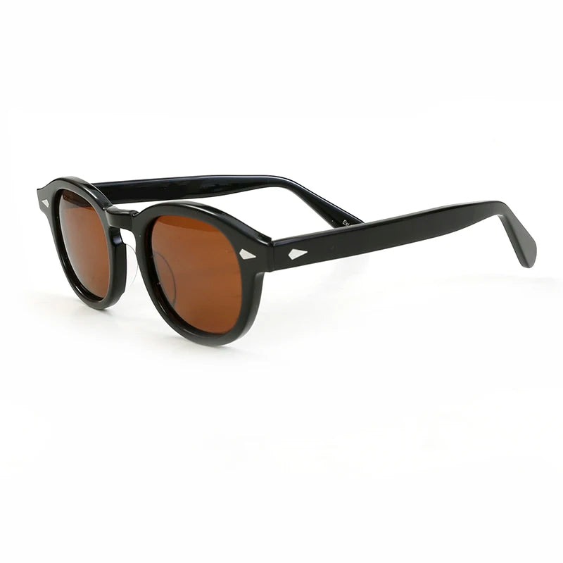 Polarized Sunglasses for Men and Women, UV400 Johnny Depp Lemtosh Style, Retro Acetate Frame, Eyeglasses Eyewear for Men