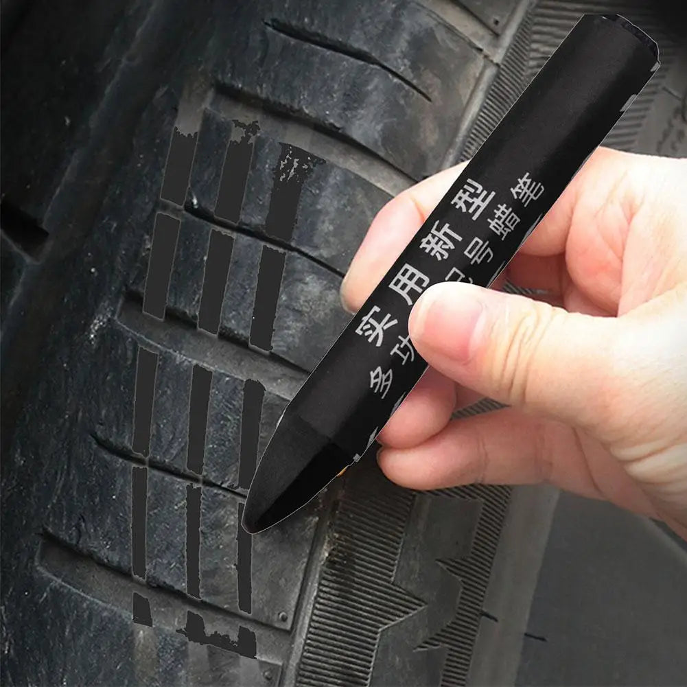 Crayon Marker For Tire Car Tire Repair Marker Pen Waterproof Tire Repair Crayon Marker Pen Portable Tire Marking Crayon Tools