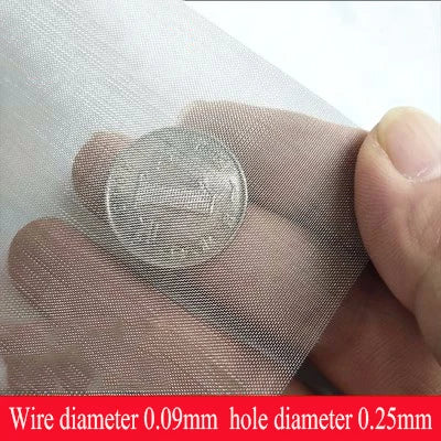4-500mesh Stainlessy Steel Mesh Filter Net Filter Metal Net Filtration Woven Wire Sheet Screening Filter Home Kitchen Strainers