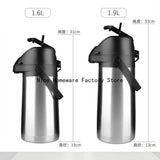 Stainless steel hot water bottle thermos vacuum insulation warm pot Inox Coffee Carafe Thermal Termo para mate carrafa termica