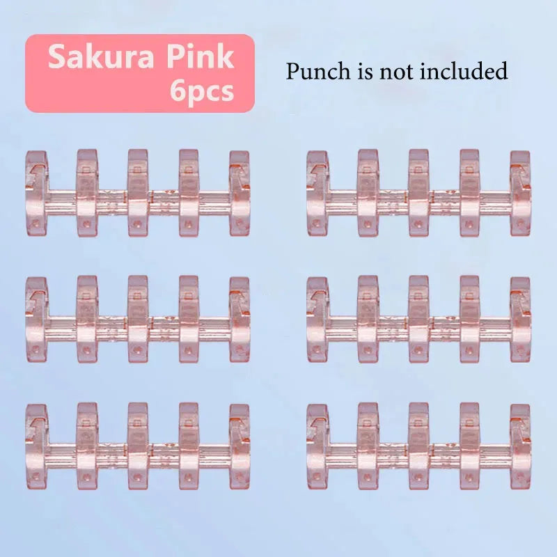 Fromthenon 5 Holes Puncher Loose Leaf Notebook Paper Mini Puncher Loose-leaf Binding Student Office Stationery Supplies