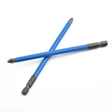 5Pcs PH2 Extra Long 127mm Magnetic Non-slip Screwdriver Bit Set 1/4 Hex Shank