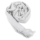 Classic Solid Colors Scarves Men Cashmere Soft Knitted Striped Scarf Long Tassel Neck Warmer Men'S Winter Scarf 2023 New