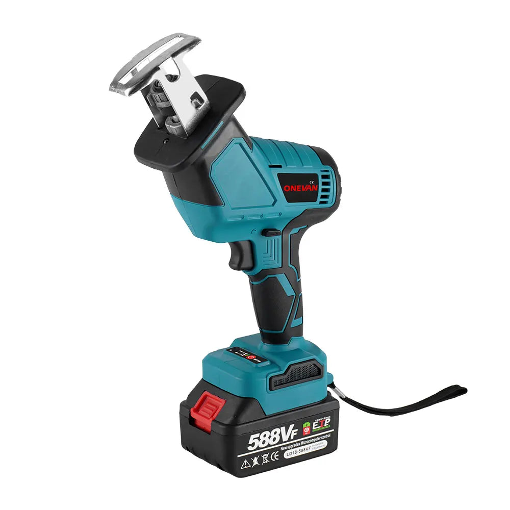 3600w 12000spm Brushless Reciprocating Saw Wireless Chainsaw Cut Saw Wood Cutting Tools With Sawblade For Makita 18V Battery