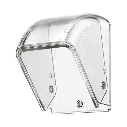CACAZI PC Transparent Waterproof Cover for Wireless Doorbell Button Chime Outdoor Rain-cover Home Case Suitable for Most Buttons