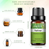 PHATOIL Natural Plant Essential Oil 10ml Eucalyptus Lavender Bergamot Vanilla Peppermint 1PCS Aroma Essential Oils For Diffuser