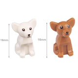 New Animal Chihuahua Parts MOC Building Blocks Farm Ranch City Zoo Family Pet Dog Bricks Toys Compatible With LEGO
