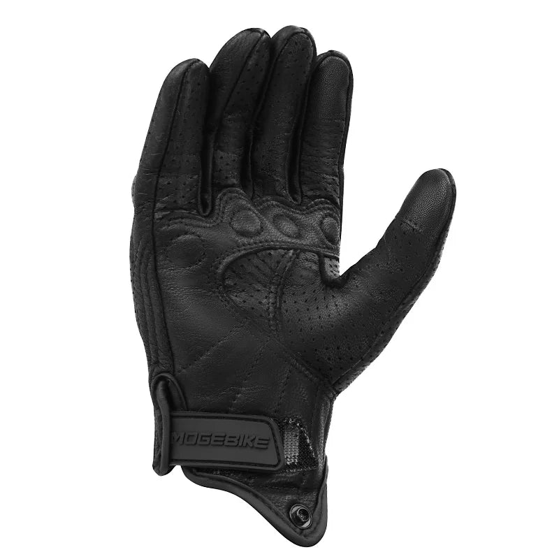 S-XXXL Motorcycle Gloves Goatskin Leather Men Women Moto Glove Electric Bike Motorcycle Gloves Electric Cars Sale