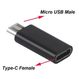 10-1Pcs Micro USB Female To Type C Male Adapter OTG Converter Micro-B To USB-C Connector Phone Charger Cable Adapter For Samsung