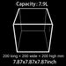 200x200x200mm