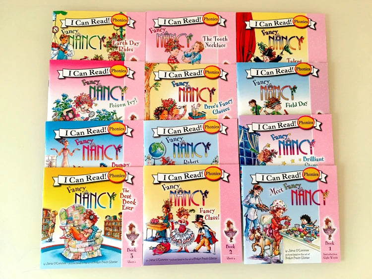I Can Read Phonics 12 Books/Set My Very First Picture Books English Story Pocket Book for Children Kids Baby Montessori Reading