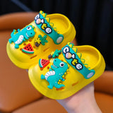Outdoor Beach Slippers Children's Garden Shoes Trendy Crocodile Soft Sole Sandals For Baby Breathable Non-slip For Indoor