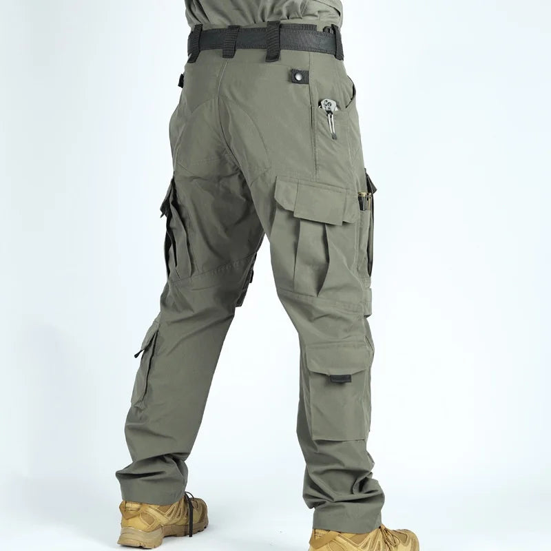 Men's Urban Ops Tactical Cargo Pants Work Casual Water Resistant Hiking Climbing Pants for Men Combat Trousers Army Combat Pants