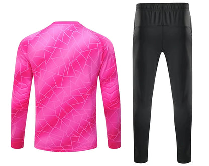 Men Kid 2024 Soccer Goalkeeper Uniform Protective Sponge Long Sleeve Football Training Goalkeeper Top Soccer Jersey Pants Custom