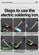 ANENG SL106 Electric Soldering Irons Adjustable Temperature Welding Solder Rework Station Heat Pencil Tip Repair Tools 110V/220V