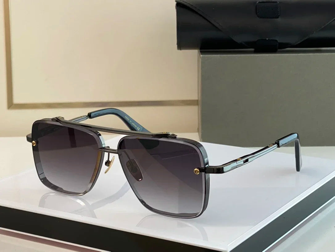 ADITA Mach Six Top High Quality Sunglasses for Men Titanium Style Fashion Design Sunglasses for Women with Box