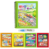 1 Livro de Colorir Infantil com Caneta de Água Recarregável (Livro Mágico de Desenho com Água) – Brinquedo Educativo de Desenho e Aprendizado