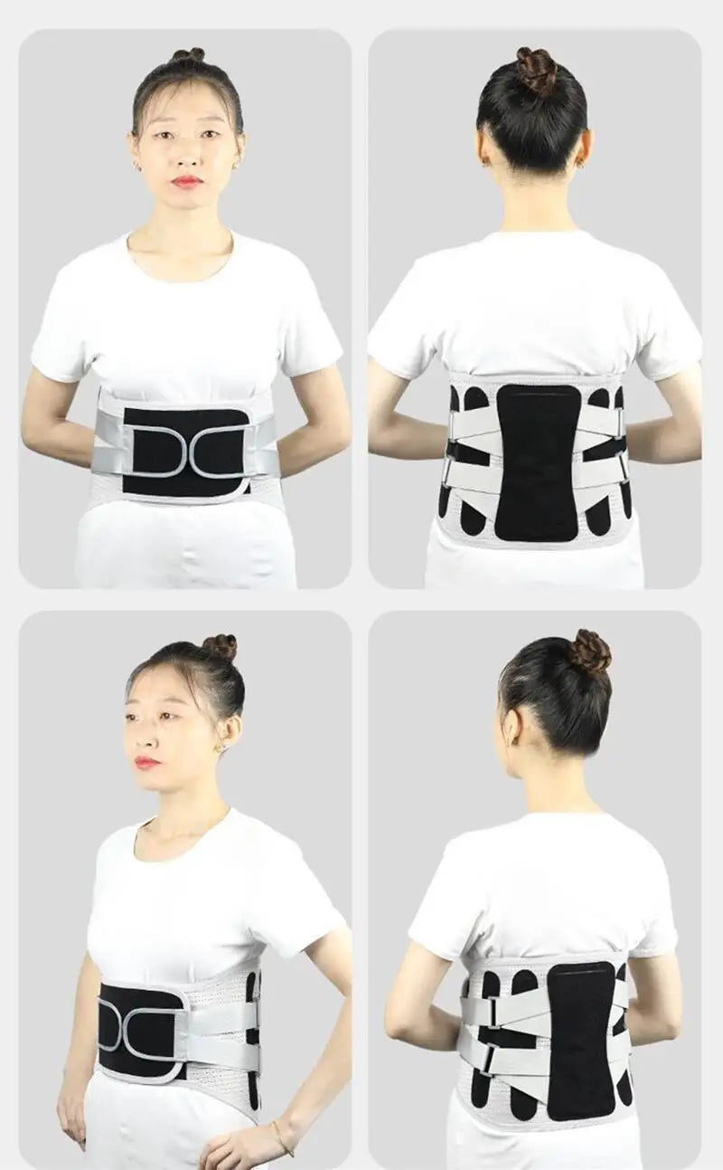 Lumbar Support Belt for Disc Herniation, Orthopedic Strain, and Pain Relief. Back Posture Corset, Spine Decompression Brace