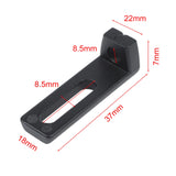 Slidable Adjustable Motorcycle Fog Lamp Bracket Black Alloy for Handlebar and Off Road Vehicle Auxiliary Light Installation
