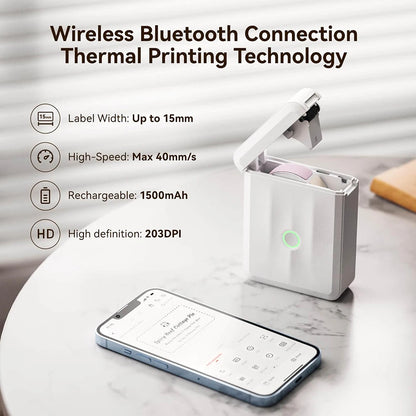 Niimbot D110/D11/H1S Mini Thermal Label Printer Portable Paper Maker Wireless Sticker Machine Inkless Labeller for Office Home