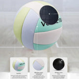 Official Size 5 Volleyball, Soft Indoor Outdoor Volleyball For Game Gym Training Beach Play, Volleyballs For Beginner, Teenager