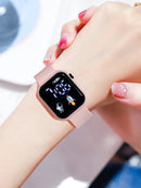 New Student Smart Watch Men's and Women's Astronaut Rocket Touch Screen Sports Electronic Watch Children's Festival Gift